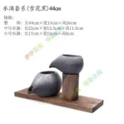 🏅❤ 中式簡約魚缸魚池造景景觀水循環流水陶罐出水口過濾器裝飾擺件 小 特價