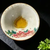 茶杯 品茗杯 小茶杯 高端手繪陶瓷茶杯小青柑女士個人專用釉下彩品茗杯功夫茶具主人杯【吉緣閣】