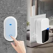 【QLZHS】自發電遠距離無線門鈴 一對一無線電鈴 呼叫器 電子門鈴 救護鈴 看護鈴 電子鈴鐺 呼叫鈴