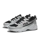 (店+)【FILA】FILA 休閒鞋 灰黑 復古 增高 老爹鞋 女 5J944X400