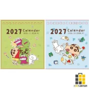 (店+)蠟筆小新2027桌曆(迷你)【九乘九文具】2027桌曆 蠟筆小新桌曆 行事曆 日曆 月曆 迷你桌曆 桌曆 小桌曆