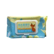 (店+)【Finetech 釩泰】小狐狸 嬰兒純水濕紙巾 加蓋 80抽/包澄石藥局✚實體店面