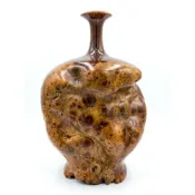 (店+)彥木瘤 黃金樹瘤 龍瓶 花瓶 聚寶盆 高43cm 如玉如石 E01 十木工坊
