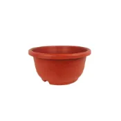 (店+)【蔬菜之家】荷花盆1尺-無孔 咖啡色/磚紅色花盆 盆器 蓮花盆 種植盆 水耕盆 魚菜共生 水耕