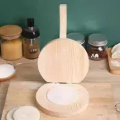 ✨台灣出貨#壓餃子皮神器傢用包子水餃餃皮模具木質手工壓皮器實擀麵皮#誠信商行