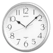 SEIKO 日本精工 標準型 小時鐘(QXA001S)-白/28cm