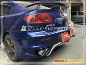 ※ 鑫立汽車精品 ※ MAZDA3 馬3 04-08年 4D 一代 F430 後大包 後保 後保桿