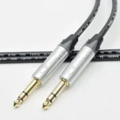 (店+)【YC Sound】1米 頂配 彩色線 平衡線 6.3mm TRS 6.5mm 6.3公對公 雙聲道 監聽喇叭線 跳線 效果器 立體