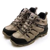 【GOODYEAR 固特異】男 專業動態防水郊山高筒戶外越野鞋 山之王者系列(狼棕黑 63501)