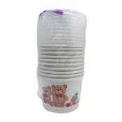 免洗餐具紙湯杯+蓋10入260cc【小北百貨】