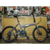 【冠鑫自行車】愛爾蘭 IRLAND F330 SHIMANO 24速 碟煞 鋁合金車架 451輪組 折疊車 小摺 鈦灰色