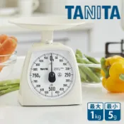 現貨 日本製 TANITA 免電池指針式料理秤1kg 白色｜KA-441 磅秤 食物秤 秤重器 食物磅秤 烘焙 富士通販