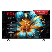 【TCL】家電快配★55型 4K QLED Google TV 量子智慧連網液晶顯示器-基本安裝(55T6C)