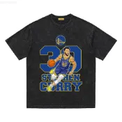 Stephen Curry 史蒂芬·柯瑞 金州勇士純棉T恤 重磅oversizeT恤 短袖上衣 衣服 潮T 短T 歐美