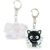 小禮堂 Sanrio 三麗鷗 造型壓克力吊飾鑰匙圈 (全身款) 巧克貓 Nya Ni Nyu Ne Nyon