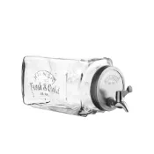 (店+)【KILNER】KILNER基爾納英國冰箱玻璃冷水壺3L 傾倒式冷水壺 冷水壺 玻璃冷水壺 玻璃壺 飲料壺 飲料果汁壺 果汁壺 冷飲壺