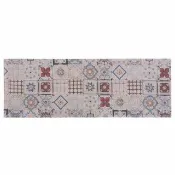【Sorema 舒蕾馬】可機洗葡萄牙製 TILES廚房腳踏墊 55x150cm(★伊斯蘭磁磚風情 五星級渡假飯店風格★)