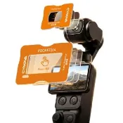 CYNOVA DJI OSMO POCKET 4 AR貼膜神器鋼化膜 鏡頭+螢幕 二入組