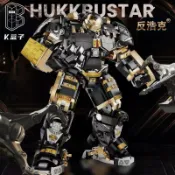 【奇趣王國👑】 機甲積木 積木玩具 兼容樂高積木玩具k盒子黑金反浩克機甲變形金剛威震天泰坦機器人