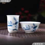 🔥限時促銷⌛️免運 手繪聞香杯套組 功夫茶具 迷你茶道 品茗杯 茶藝表演 培訓專用