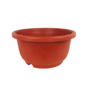 (店+)【蔬菜之家】荷花盆1尺4-無孔-咖啡色.磚紅色花盆 蓮花盆 種植盆 水耕盆 養魚 睡蓮 蓮花 種植容器 花器