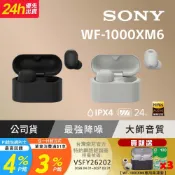 SONY 索尼 WF-1000XM6 旗艦真無線藍牙耳機 (公司貨 保固 12+6 個月)