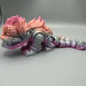 🔥蝦皮最低價🔥3d打印玩具醒獅國潮風版萌仿古爆款舞獅擺件仿真兒童創意手辦