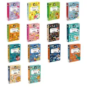 Janod 磁鐵遊戲書-各行各業/我的動物朋友/交通工具/奧運小百科/幾何創意拼/俏皮的臉/恐龍世界/我的一天