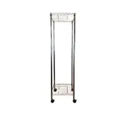 【A+Courbe】MIT耐重二層架-附輪 45x45x170cm(鐵力士架/鐵架/收納架/置物架/層架/架子)