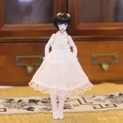 小喜 台出 免運機娘娃衣蕾絲吊帶裙衣服套裝壽屋azone 1/12分拚裝模型ob11娃娃 6C3P