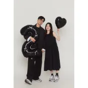 40吋黑色數字氣球特價」粉色 黑色 水藍色 韓風氣球 拍婚紗紀念日 婚禮日期 登記結婚 生日數字氣球 台南高雄台灣