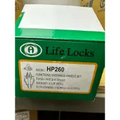 (店+)台灣製 HP260 附輔助鎖 雙面把手 大門把手 下節鎖 雙面大把手 青古銅 雙把手鎖 大門鎖