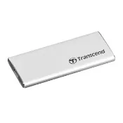 【Transcend 創見】ESD260C 500GB USB3.1/Type C 美型雙介面外接SSD行動固態硬碟-晶燦銀(TS500GESD260C)