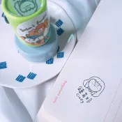 客製化姓名印章/常規圓形3cm款 連續章附墨水