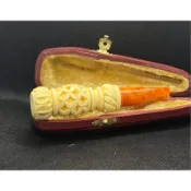 ㊣原廠正品㊣土耳其 海泡石 最新 高端 頂級大師 G.GOVEM 簽名作品 煙嘴 菸嘴 濾嘴 丹尼古特