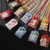 客製化 御守 福袋 廠家批發日式刺繡福袋隨身香包小掛件香囊空袋日本御守