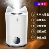 小胖達生活百貨 LED燈負離子薰香機 超靜音卡通3L超聲波水氧機 加濕機 空氣加濕器雙噴大容量 超聲波霧化器 噴霧機 水霧機