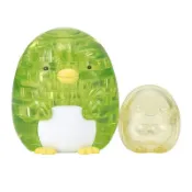 鯊玩具ToyShark BEVERLY 透明立體拼圖 角落小夥伴 角落生物 企鵝？ & 珍珠 黃粉圓 18片 【鯊玩具】