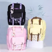 【HOOK 樂鉤生活】Sanrio 休閒後背包 書包 電腦包(布丁狗 庫洛米 美樂蒂 Hello Kitty凱蒂貓 大耳狗)