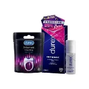 【Durex 杜蕾斯】女性情趣提升凝露10ml+震震環1入(情趣/按摩/潤滑)