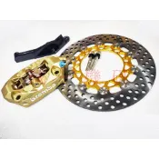 誠一機研 彪虎 125 TIGRA 150 OZ OZS BREMBO AK550 卡鉗 輻射對四 浮動碟盤 煞車 改裝