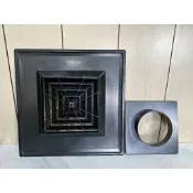 【台灣製造】含稅｜黑色 四垂出風口 工業風 黑化 擴散式 散流器 出風口 60cm*60cm 2尺*2尺 輕鋼架