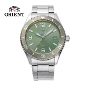 ORIENT 東方錶 Quartz Sports系列 運動風格太陽能腕錶 鋼帶款 綠色 RA-WJ0001E