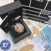 實體店面 發票含保固 免運 帝安諾-BOSS 男錶 三眼 皮革錶帶 鱷魚皮 精密刻度錶面 黑色 玫瑰金 1513179