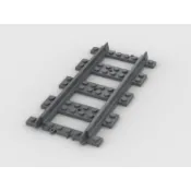 火車軌道 鐵軌 直軌 第三方 零件 機甲 MOC 積木 零件  樂拼 博樂53401