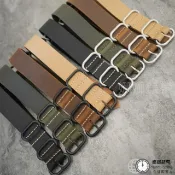 免運 娜娜錶帶北約錶帶 真皮錶帶 18mm 20mm 22mm 24mm 26mm 手工錶帶瘋馬皮錶帶 NATO錶帶