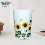 美雅閣家居 44升11.5加侖大容量臟衣桶兒童玩具收納桶家用戶外鍍鋅鐵置物桶myg7232