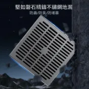 『哆啦A夢百寶袋』🌟限時特惠槍灰色室外304不鏽鋼地漏防臭浴室天台庭院大尺寸75/110管20/30