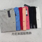  (店+)【TOMMY HILFIGER】(丹尼美國服飾)TOMMY HILFIGER 大V領 女版 女款 偏厚 素T 短袖 短T 腰身款 美國正品 現貨秒發