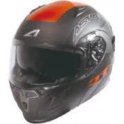 ASTONE RT1000 平黑/AB6橘 內墨鏡 可掀式 全可拆洗 吸濕排汗 全罩 安全帽《比帽王》